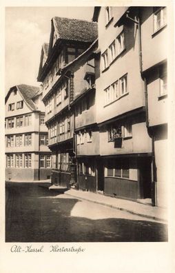 AK Kassel (34117) Alt-Kassel - Klosterstraße, n. gelaufen