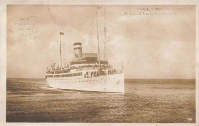 AK Turbinen-Schnelldampfer "Cobra", gelaufen am 28.08.1930