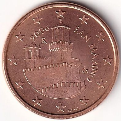 5 Cent Münze San Marino - 2006