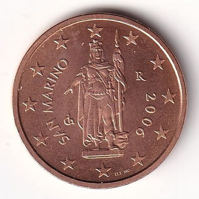 2 Cent Münze San Marino - 2006