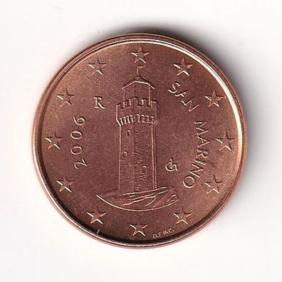 1 Cent Münze San Marino - 2006