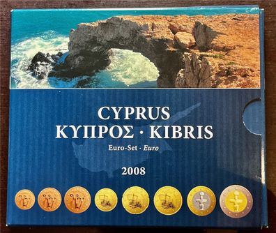 KMS - Zypern 2008 - KMS-Satz KIBIS - im Folder ("limitiert")