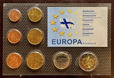 KMS - Finnland 2008 - EURO-Motivsatz - ("auf Folie verschweißt")