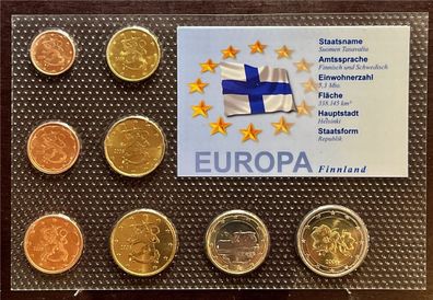 KMS - Finnland - EURO-Motivsatz - ("auf Folie verschweißt")