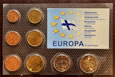 KMS - Finnland 2010 - EURO-Motivsatz - ("auf Folie verschweißt")