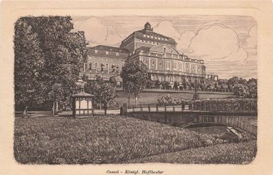 AK Kassel (34117), Königl. Hoftheater, n. gelaufen