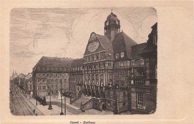 AK Kassel (34117), Rathaus, n. gelaufen