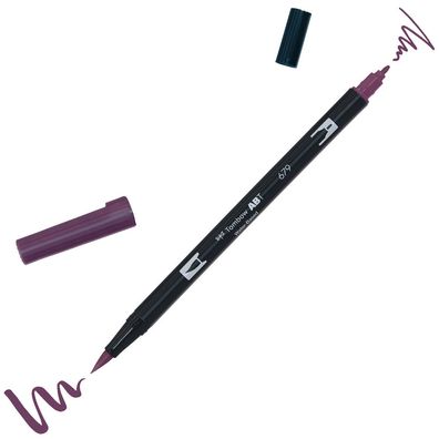 Tombow ABT-679ABT Dual Brush Pen 679 dark plum