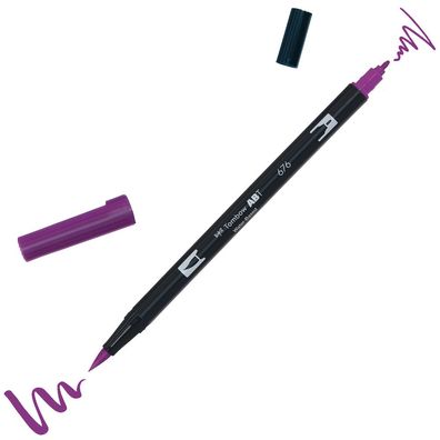 Tombow ABT-676ABT Dual Brush Pen 676 royal purple