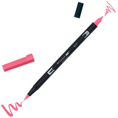 Tombow ABT-803 Dual Brush Pen 803 pink punch