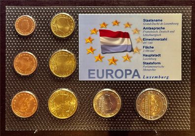 KMS - Luxemburg 2005 - EURO-Motivsatz - ("auf Folie verschweißt")