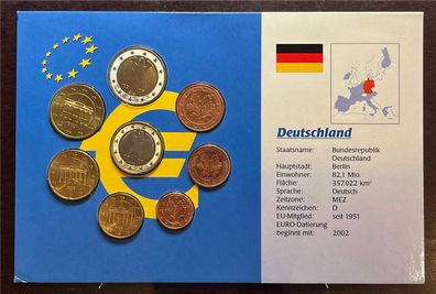 KMS - Deutschland 2002 - "EURO-Set - Komplett"