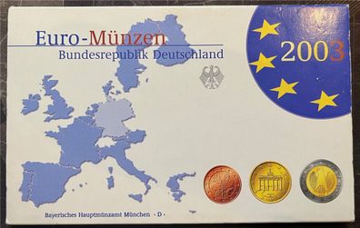 KMS - Deutschland - "Kursmünzensatz EURO 2003 - München (D)"