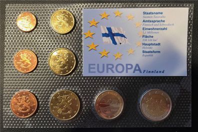 KMS - Finnland 2005 - EURO-Motivsatz - ("auf Folie verschweißt")