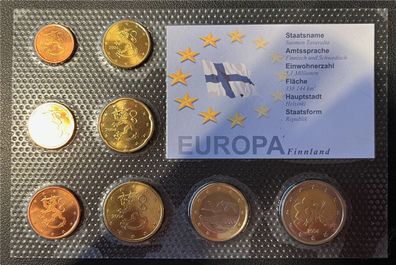 KMS - Finnland 2004 - EURO-Motivsatz - ("auf Folie verschweißt")