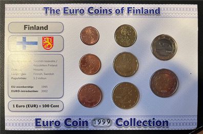 KMS - Finnland 1999 - KMS-Satz, "The Euro Coin of Finnland" (ungeöffnet")