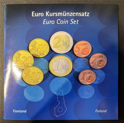 KMS - Finnland - KMS-Satz, "Euro Coin Set" (ungeöffnet")