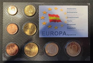 KMS - Spanien 1999 - EURO-Motivsatz - ("auf Folie verschweißt")
