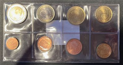 KMS - Spanien - EURO-Motivsatz 2000 - 0.01-2.00 € im Folder