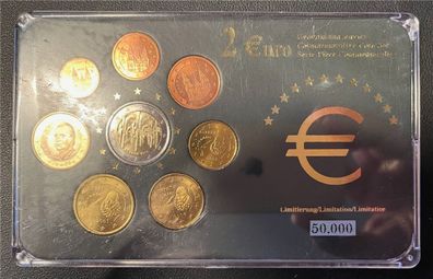 KMS - Spanien - EURO-Prestigesatz in Plastikfolder, limitierte Auflage (org. verpackt