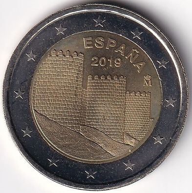 2 Euro Gedenkmünze Spanien - 2019 - "UNESCO - Altstadt von Avilia"
