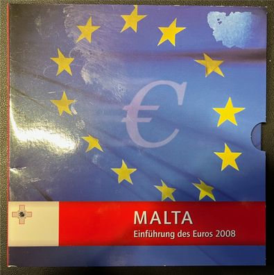 KMS - Malta - "Einführung des EUROS 2008"- im Folder ("limitiert") (2)