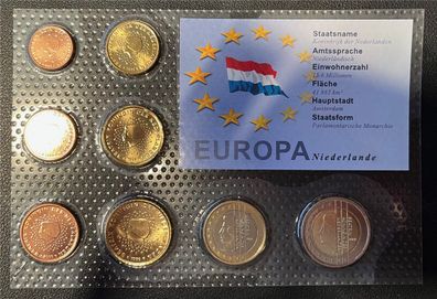 KMS - Niederlande - EURO-Motivsatz - ("auf Folie verschweißt")