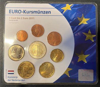 KMS - Niederlande 2011 - KMS-Satz, "Euro-Münzen", ("ungeöffnet")