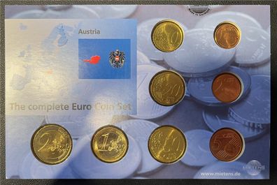 KMS - Österreich 2002 -Orgnial-Folder (org. verpakt und verschweißt)