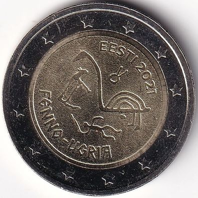 2 Euro Gedenkmünze Estland - 2021 - "Finno-Ugrische Völker"