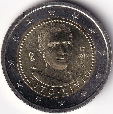2 Euro Gedenkmünze Italien - 2017 - "2000. Totestag v. Titus Livius"