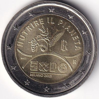 2 Euro Gedenkmünze Italien - 2015 - "Expo 2015, Mailand"
