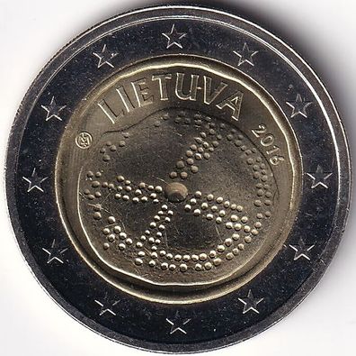 2 Euro Gedenkmünze Litauen - 2016 - "Baltische Kultur"