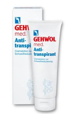 GEHWOL, med Antitranspirant 125 ml  Schützt die Fußhaut vor Fußpilz und Juckreiz