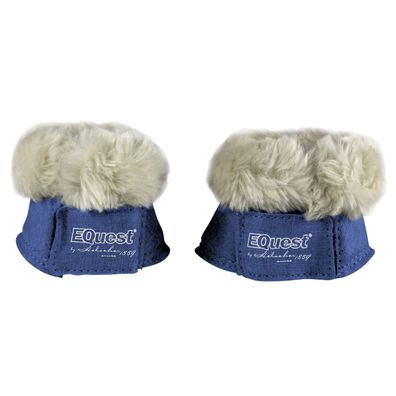 EQuest Hufglocke Melange speziell für Mini-Shettys, 2er Set - Navy