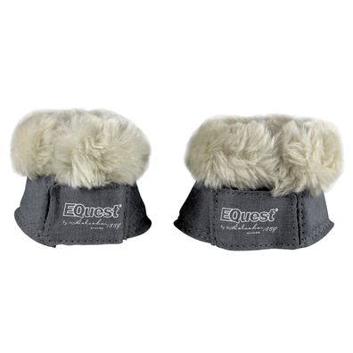 EQuest Hufglocke Melange speziell für Mini-Shettys, 2er Set - Schwarz
