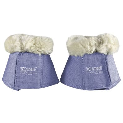 EQuest Hufglocke Melange speziell für Shettys, 2er Set - Light Blue