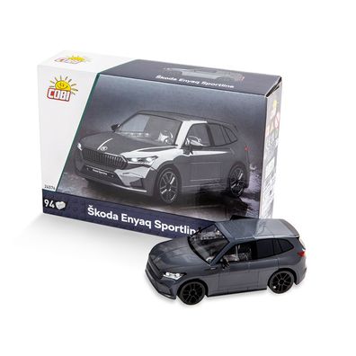 COBI Bausatz Modellauto 1:35 Skoda Enyaq Sportline Spielzeug Modell 6U00877558J