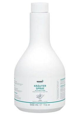 GEHWOL, Fusskraft Kräuter Spray, 500 ml - Belebt und erfrischt müde Füße