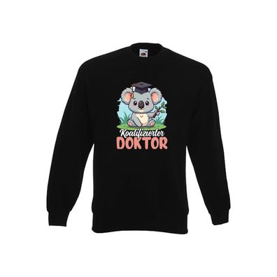 Koalifizierter Doktor | Doktorand | Doktortitel Sweatshirt Schwarz