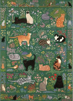The Art File | Wandteppich-Katzen
