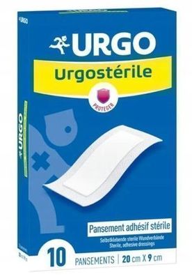 Urgo Sterile Wundverband 10 cm x 20 cm, 10 Stueck Packung - Hochwertiger Verband