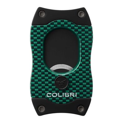 Colibri Zigarrenschneider (S-Cut II) Carbondesign grün