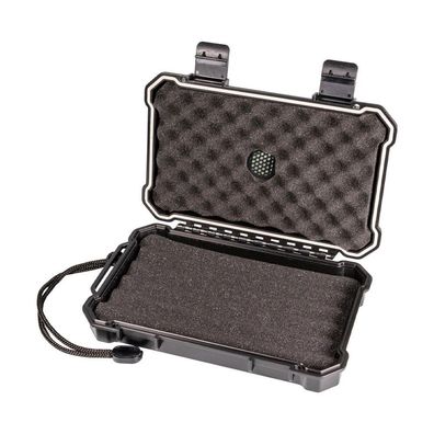 Passatore Reisehumidor aus Acryl, schwarz, für 5 Zigarren