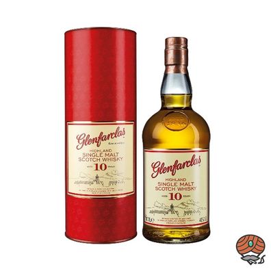 Glenfarclas Highland Single Malt Scotch Whisky, 10 Jahre, 40% Vol. 0,7 l