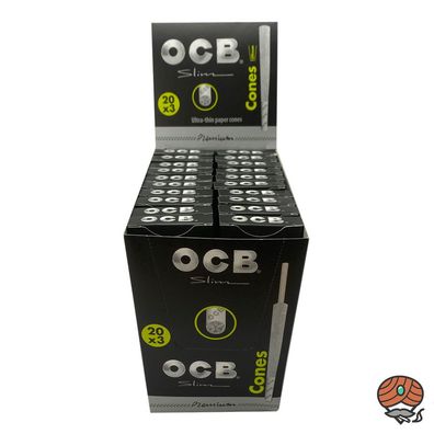 Box OCB Cones Premium Slim 20 Pack à 3 Cones