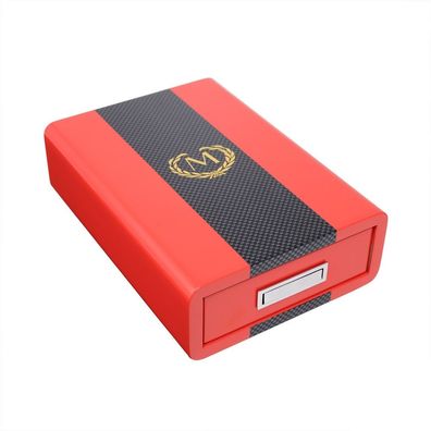 Myon Zigarrenaschenbecher Racing Edition Rot mit Cutter und Piercer