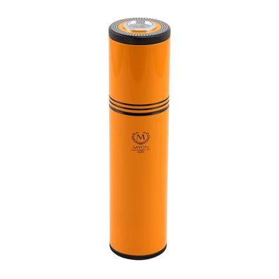 Myon Humidor Racing Edition Alu Gelb, max. 4 Zigarren