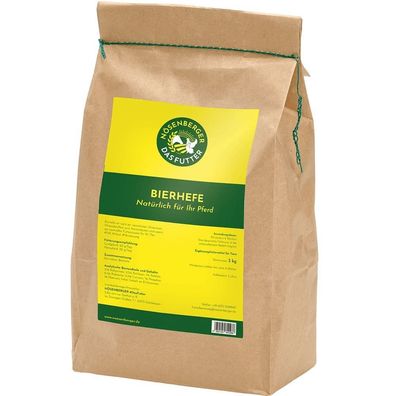 Bierhefe für Pferde Hühner und Geflügel 3 kg zur Stärkung des Immunsystems | Wachteln