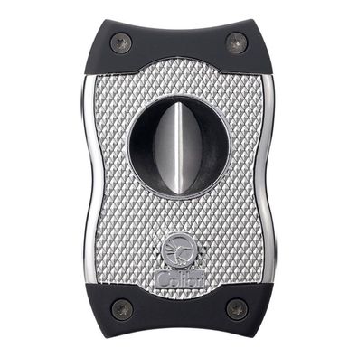 Colibri Zigarrenschneider (SV-Cut) Edelstahlklingen, chrom-schwarz